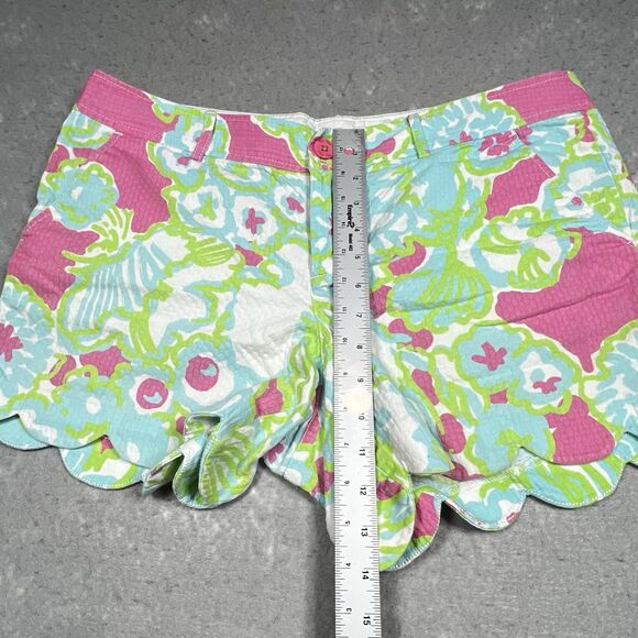 Lilly Pulitzer Shorts Womens Size 14 Multicolor Buttercup Stretch Floral - Picture 8 of 15